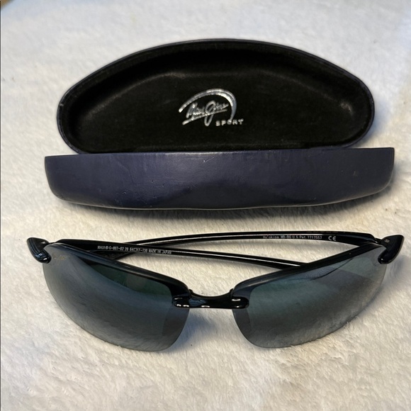 Maui Jim Black Sport Sunglasses